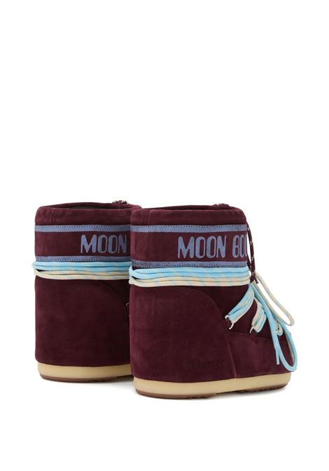 icon low suede woman burgundy MOON BOOT | 80D1409670D013